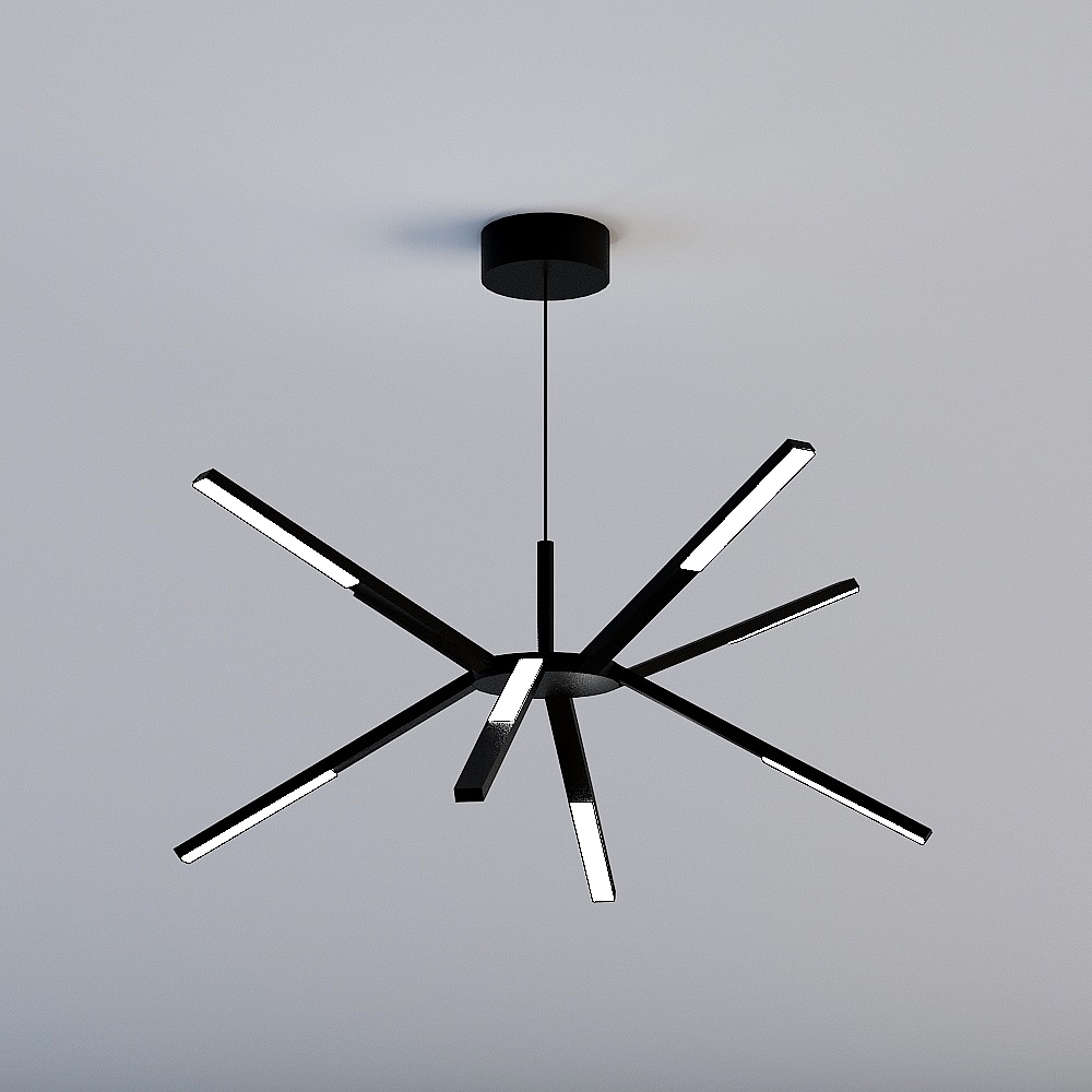 Starburst Chandelier 3D model