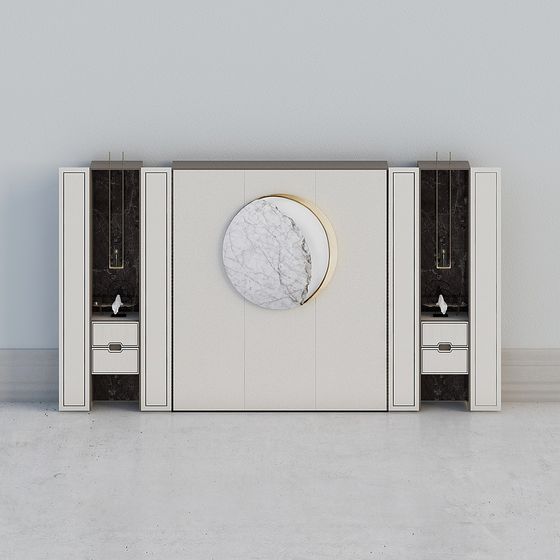 Urban Minimalist Bathroom Cabinet 3D model