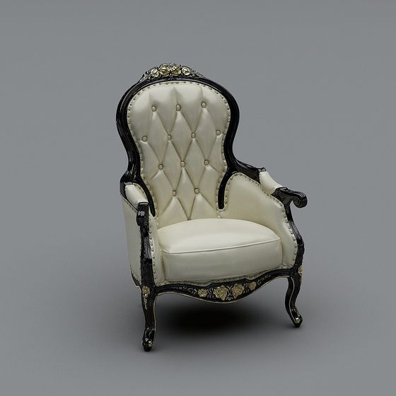 Royal Throne Chair 3D model