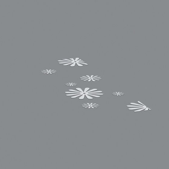 Elegant Low-Poly Daisy 3D Model