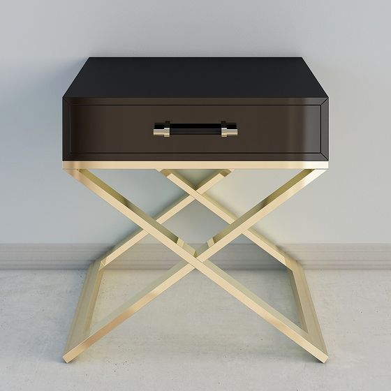 X Cross Table 3D model