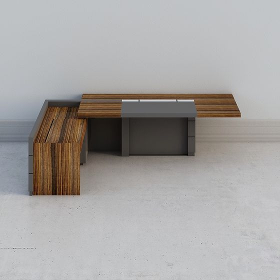 Urban Edge Desk 3D model