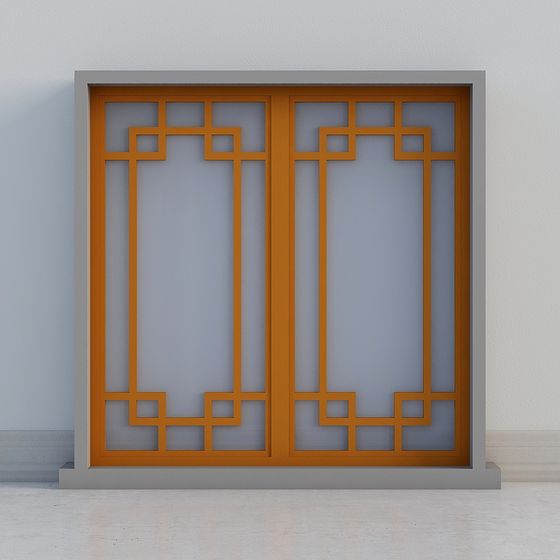 Unique Low-Polygon Geometric 3D Model Design