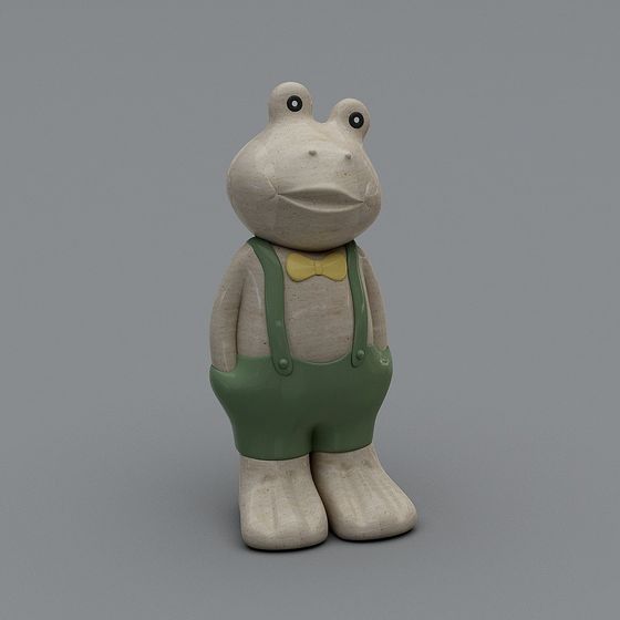 Charming Mr. Frog 3D Model for Playful Designs