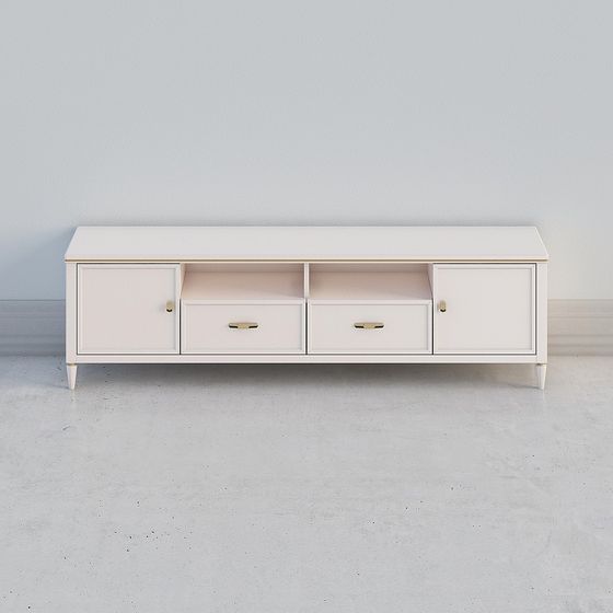 Contemporary TV Cabinet 3D model for Modern Interiors