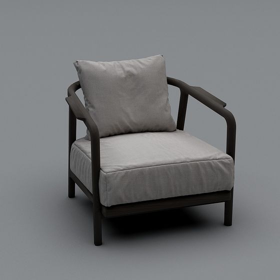 Stylish Urban Leisure Chair 3D model for Modern Interiors