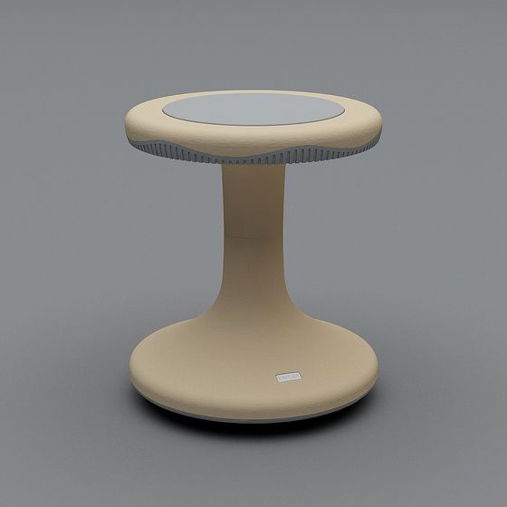 Minimalist Round Table 3D model