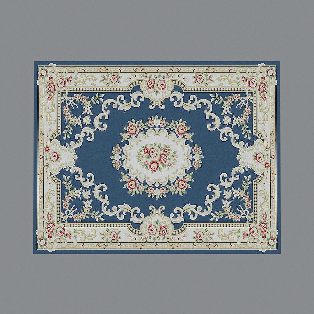 Royal Garden Rug 3D model