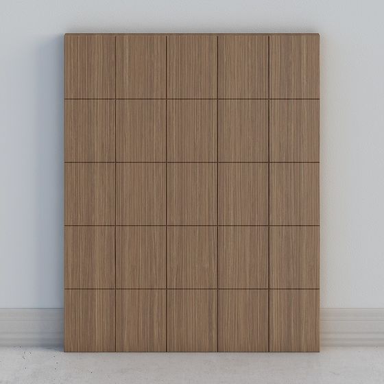 Wooden Panel 3D model for Modern Aesthetics
