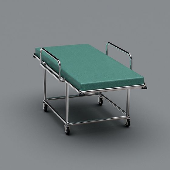 Versatile Mobile Sofa Bed 3D model for Modern Interiors