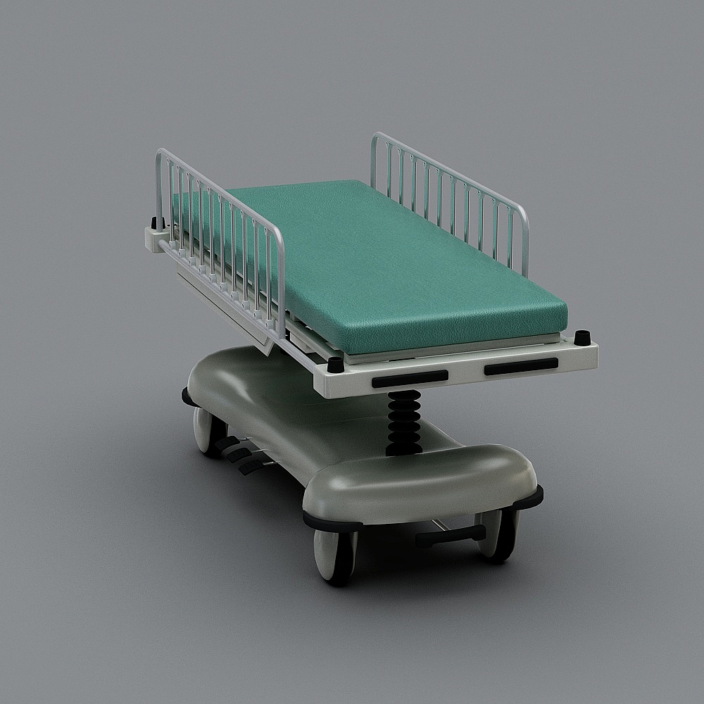Modern Medical Bed 3D model Design
