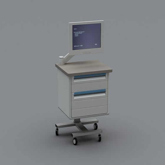 Medical Cart 3D model for Modern Healthcare