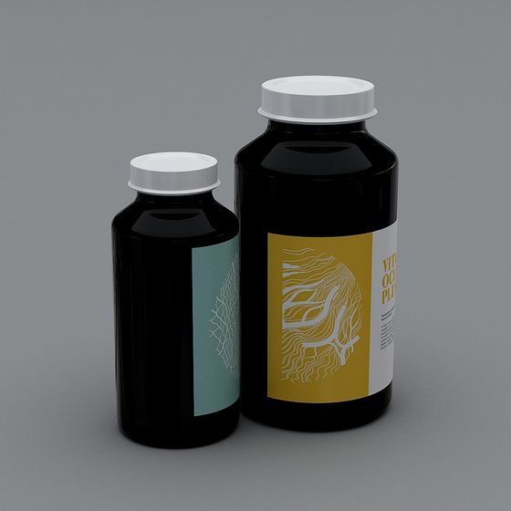 Elegant Low-Poly Bottle 3D Model for Creative Projects