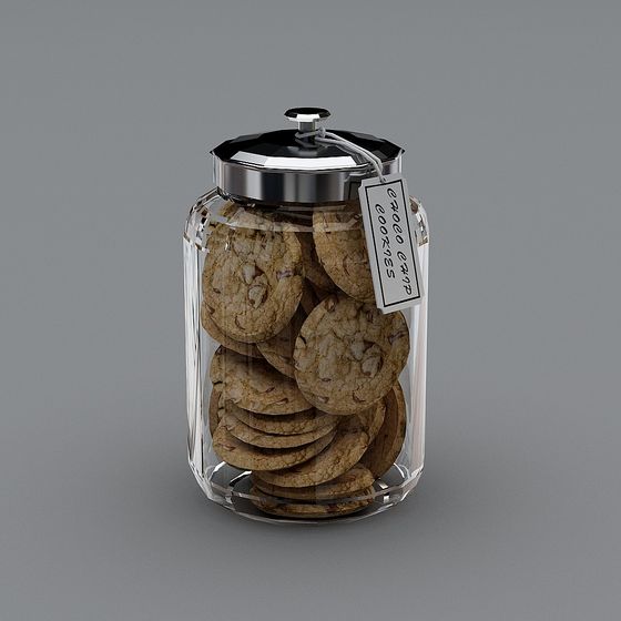 Chocolate Chip Cookies Jar 3D model