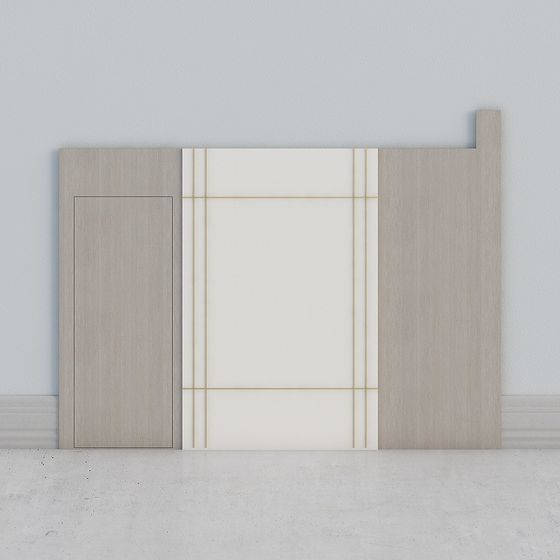 Minimalist Door Panel 3D Model