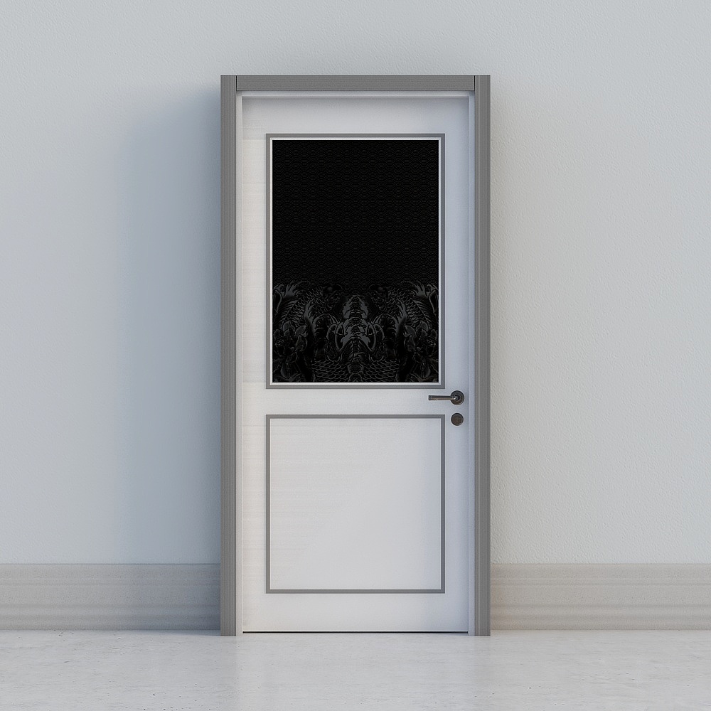 Light and Shadow Door 3D Model