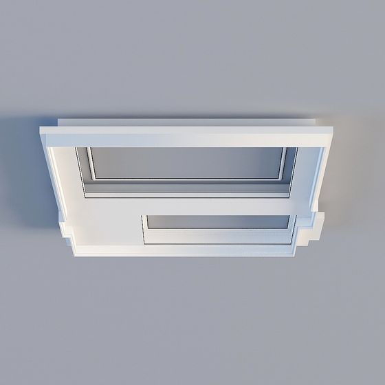 Minimalist Ceiling Skylight 3D model