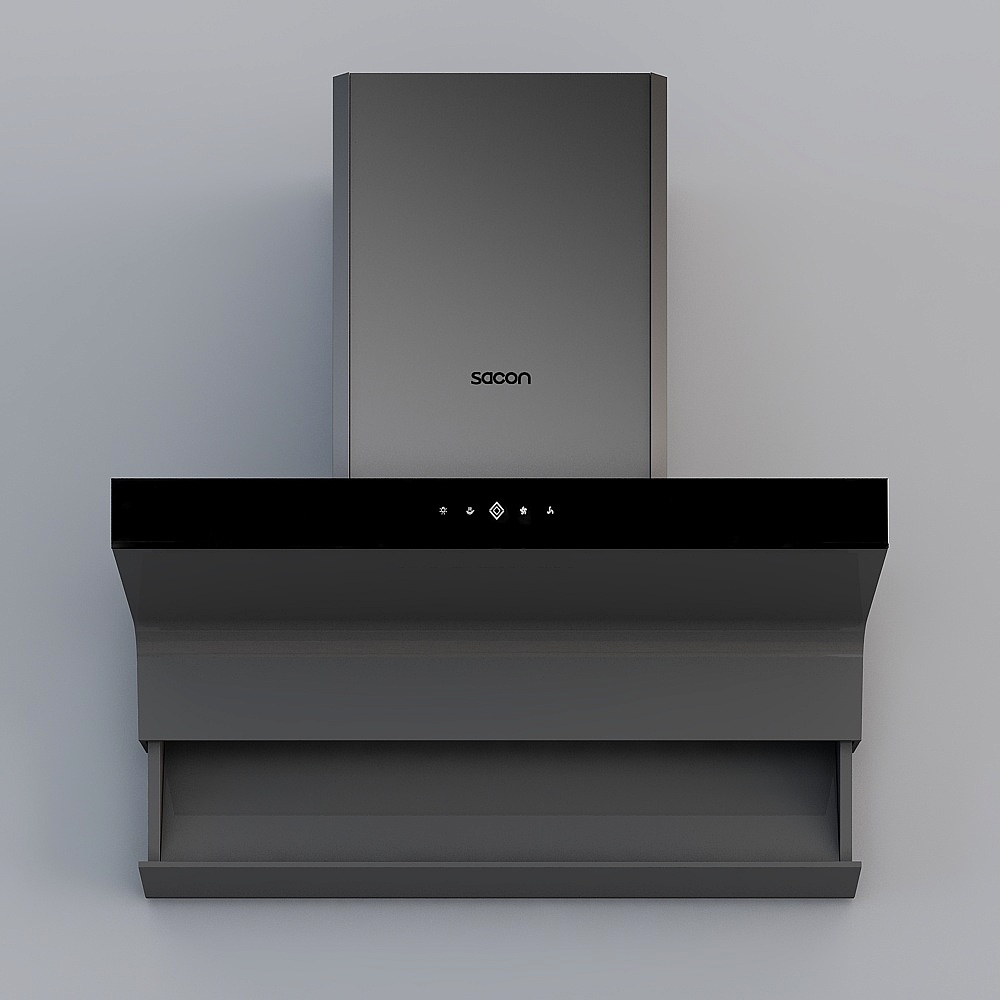Sacon Low-Polygon Kitchen Hood 3D model
