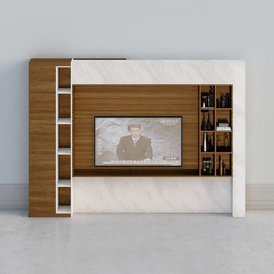 Urban Elegance Media Console 3D model