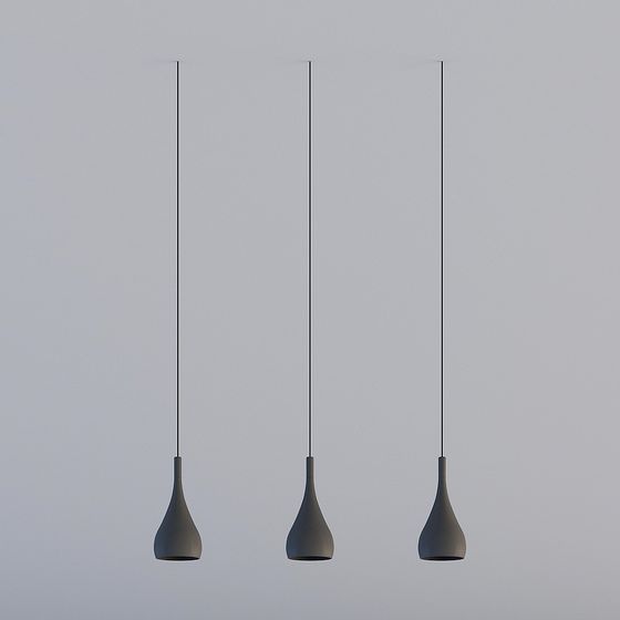 3つのノルディックシャンデリア