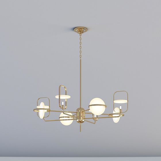 Stunning Chandelier 3D Model for Modern Interiors