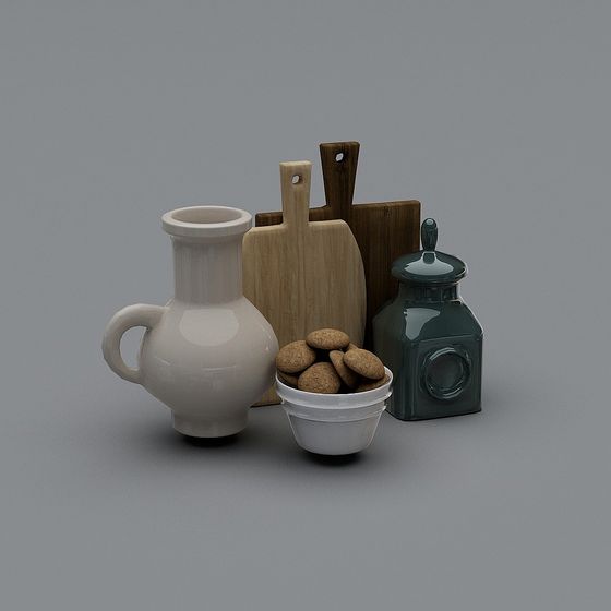 Charming Kitchen Corner 3D model