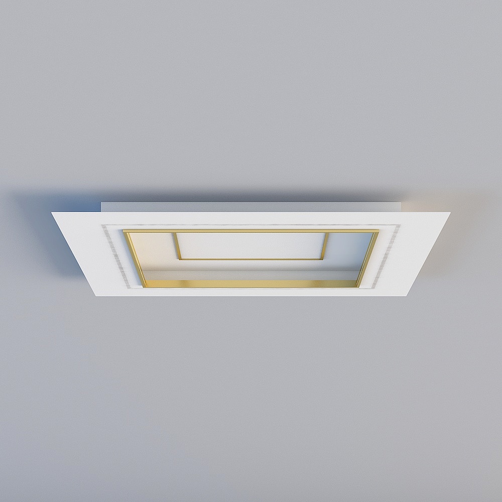 Modern Minimalist Ceiling Light Fixture 3D model