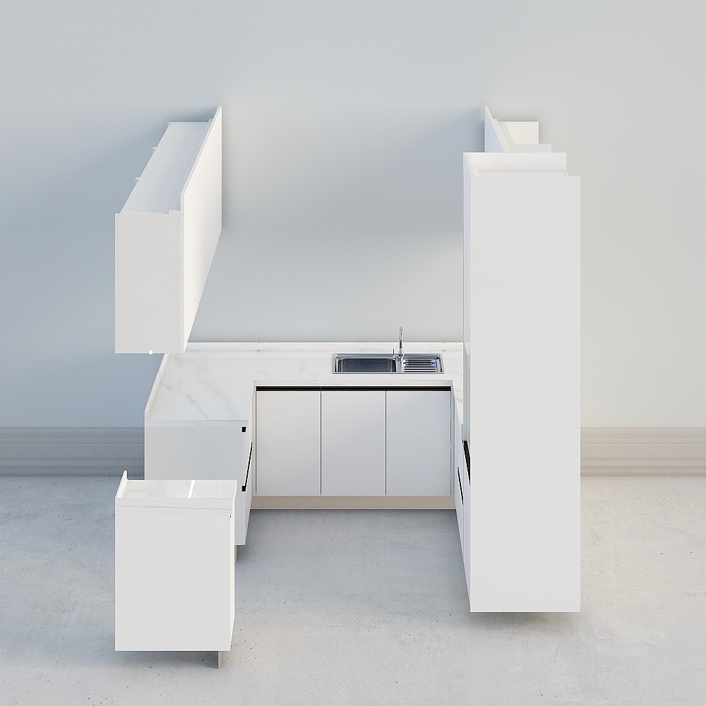 Kitchen cabinet body