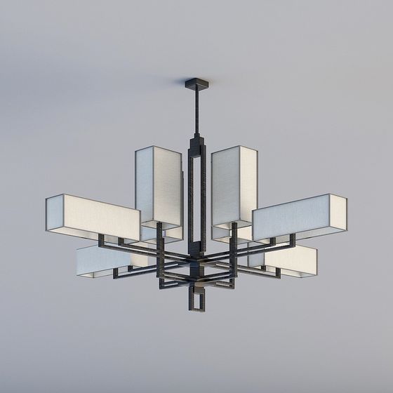 Urban Light 3D model - Modern Geometric Pendant Lamp