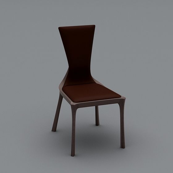 Sophisticated Minimalist Chair 3D model for Modern Interiors