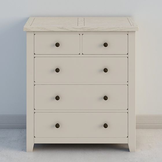 Minimalist Storage Cabinet 3D model