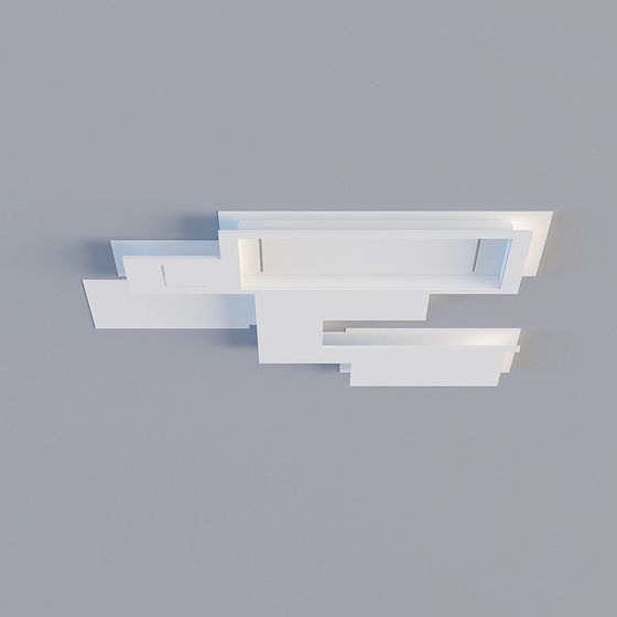 Minimalist Low-Poly 3D Model for Modern Aesthetics