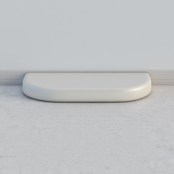 White Shelf Cabinet 3D Model for Versatile Spaces