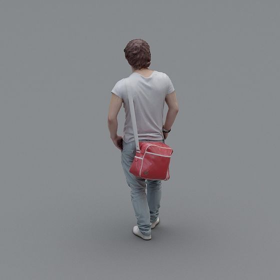 Casual Everyday Character 3D Model