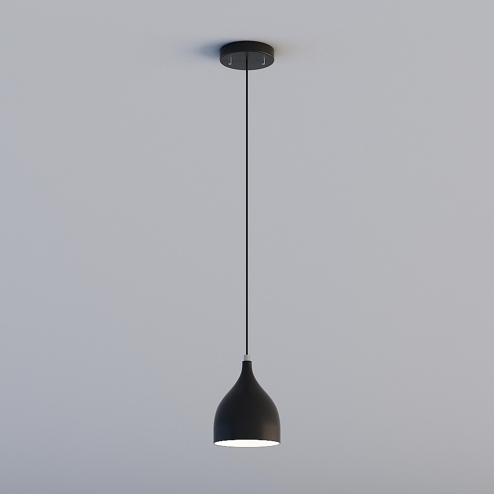 Nordic Minimalist Restaurant Single Head Chandelie