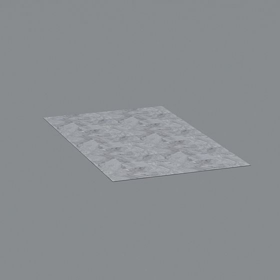 Origami Floor 3D model - Unique Low-Poly Design