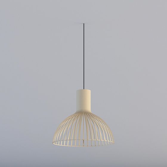 Modern Minimalist Pendant Light 3D model
