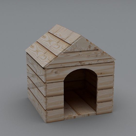 Cozy Doghouse 3D model