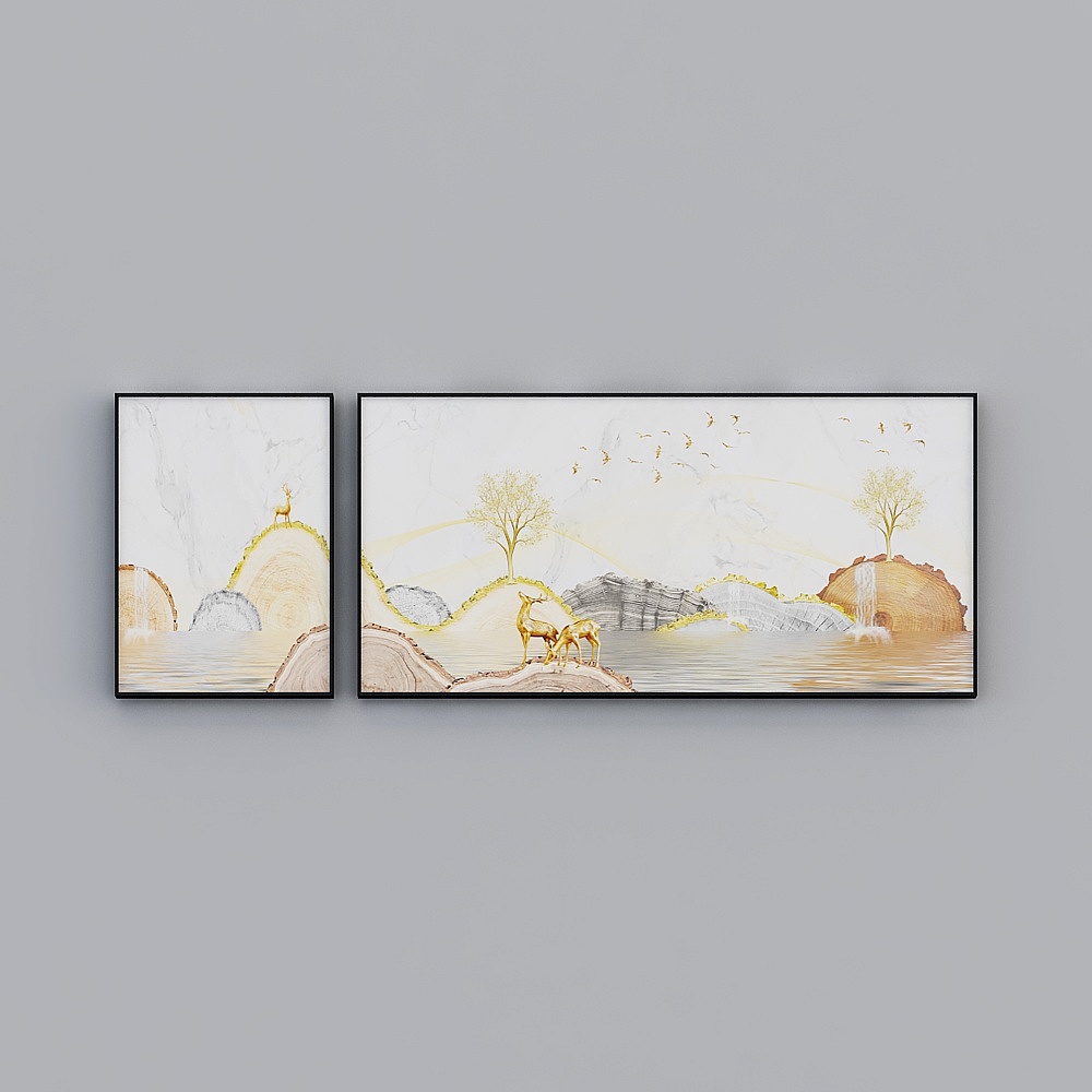 Sevio - Modern Minimalist-LB-22020-1-22016- Decorative Paintings