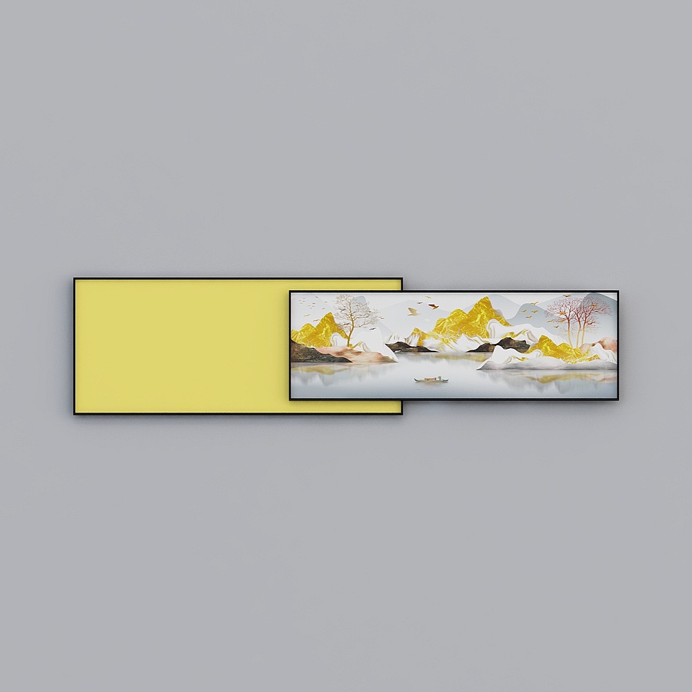 Grass Willows - Modern Simplicity - L-19713-1982 - Abstract Decorative Paintings