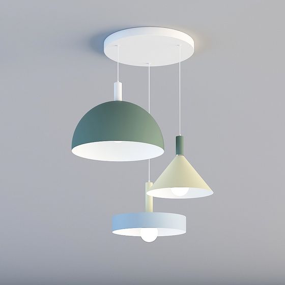 Modern Minimalist Low-Poly Lamp 3D model