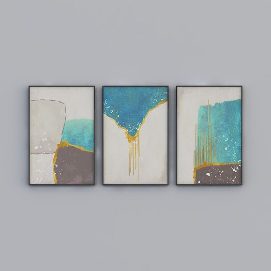 Low Poly Abstract Art Series 3D model