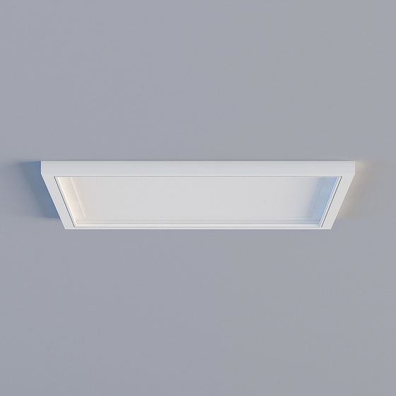 Modern Minimalist Ceiling Embedded Light Fixture 3D model