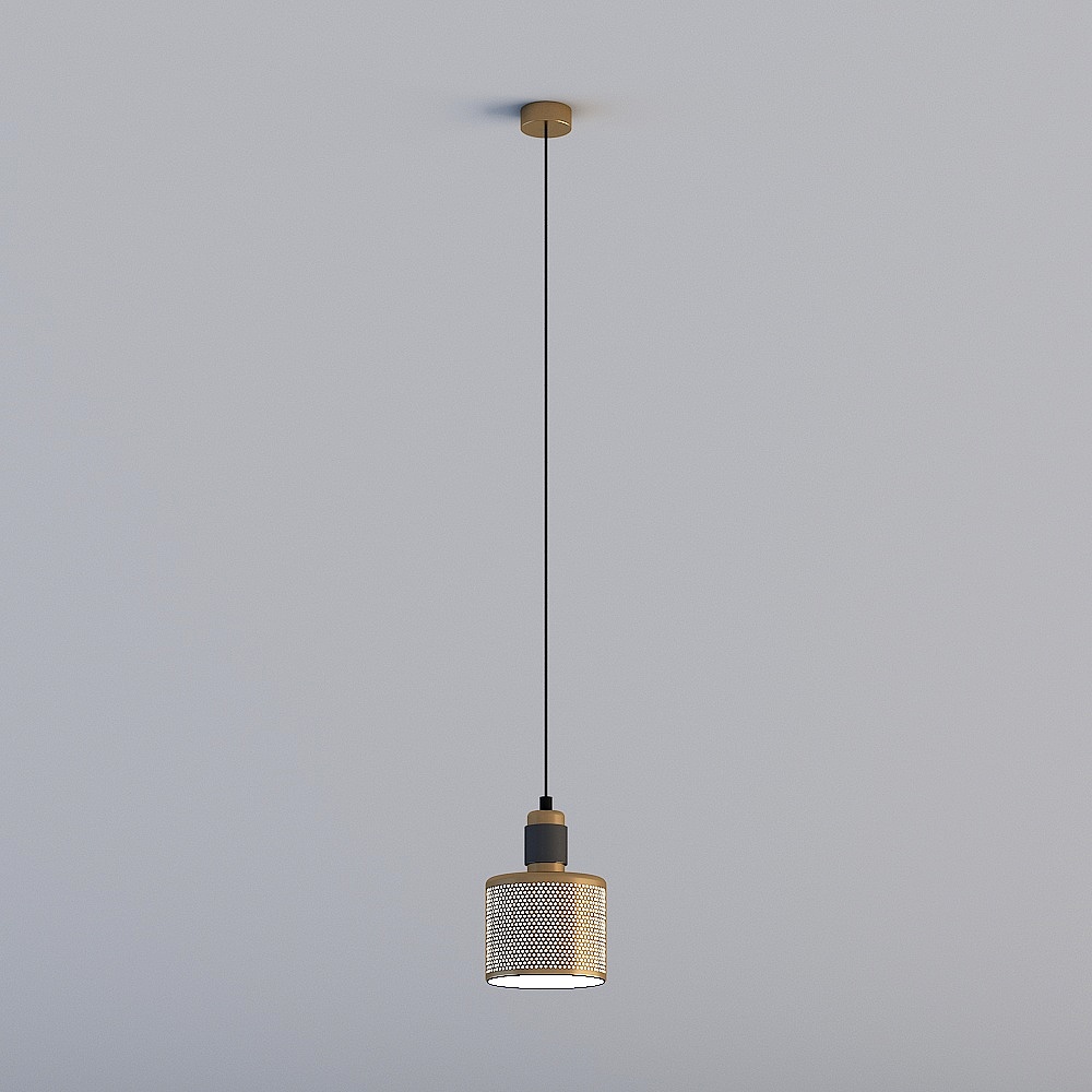 3D lights are all XJDS - Postmodern Light Luxury Restaurant Bedroom Single Head Chandelier - MD327-Black