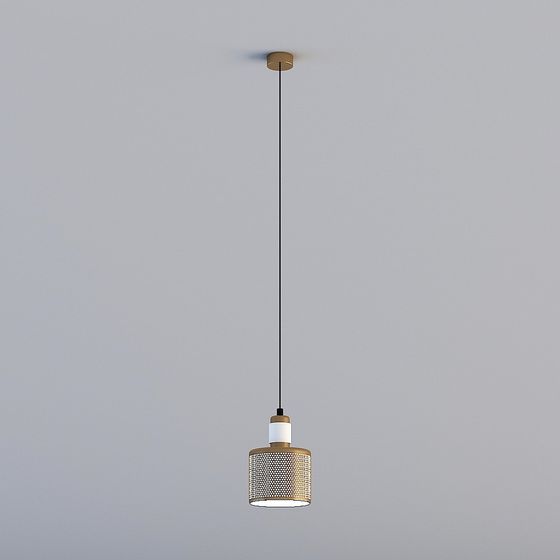 Elegant Minimalist Chandelier 3D model