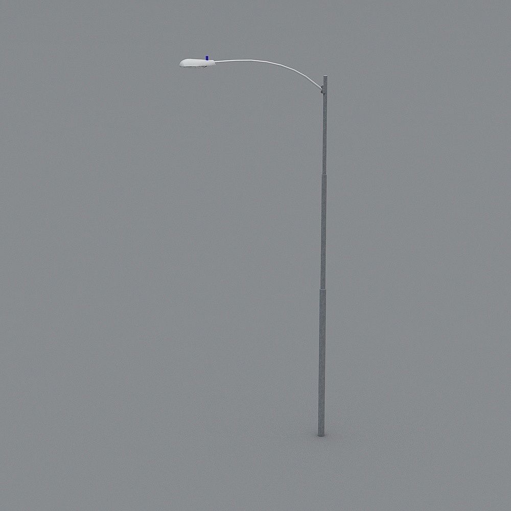 Stylish Low-Poly Street Light 3D model