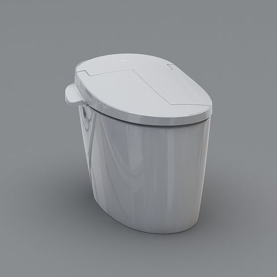 Stylish Smart Toilet 3D model for Modern Bathrooms