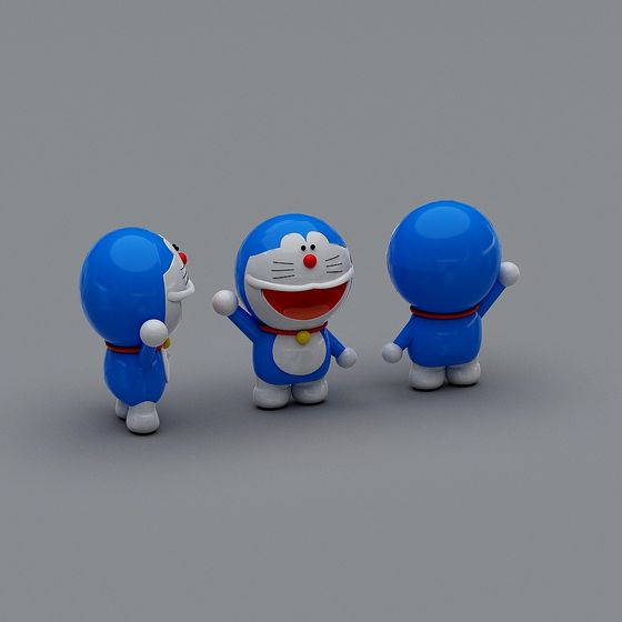Doraemon 3D Model - Whimsical Charm for Creative Projects
