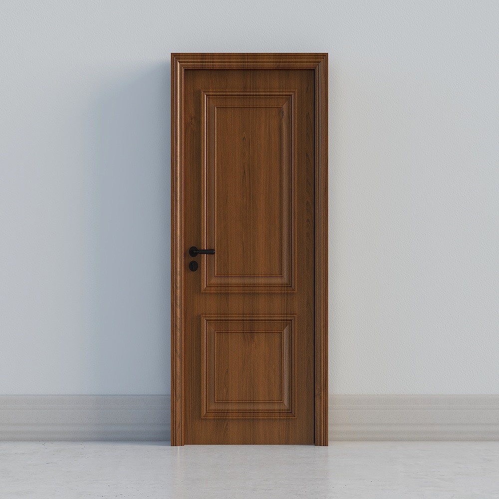 classic dark wooden door