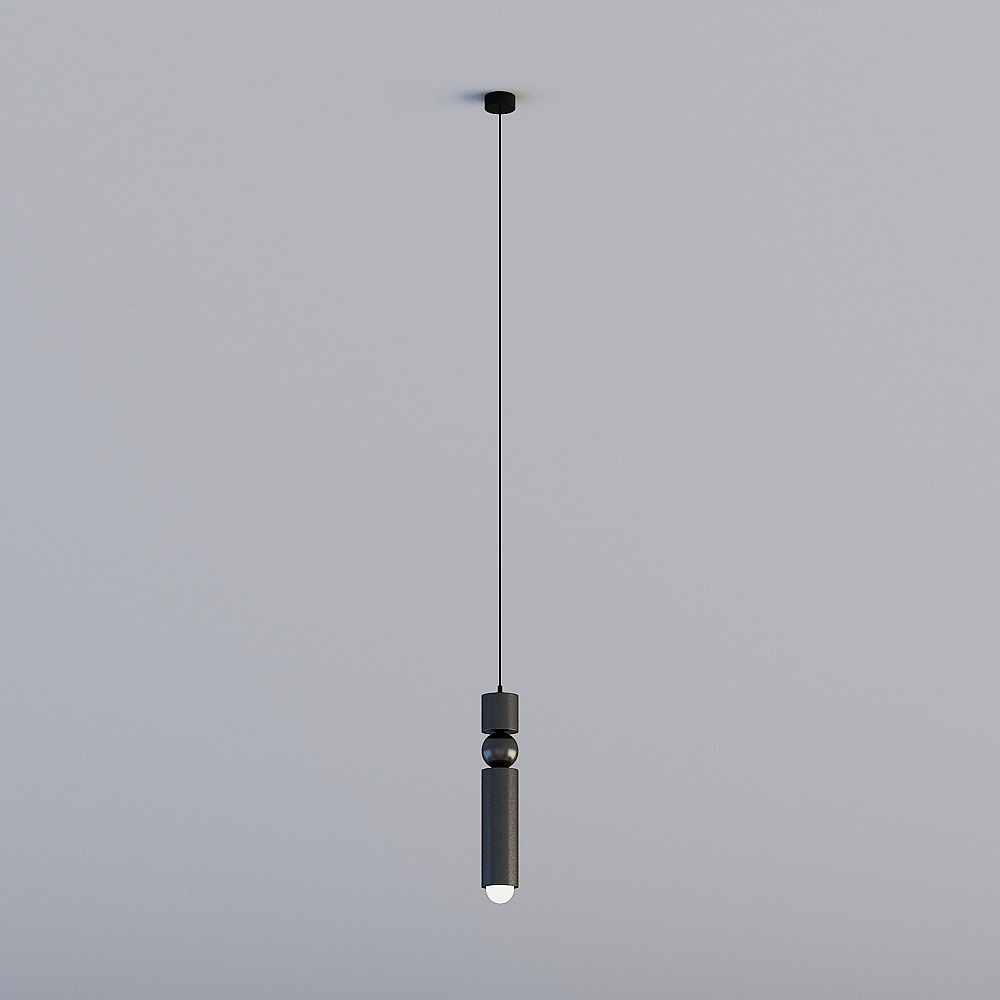 3D lights are all XJDS - Nordic postmodern guest restaurant bedroom study head chandelier - MD343-black